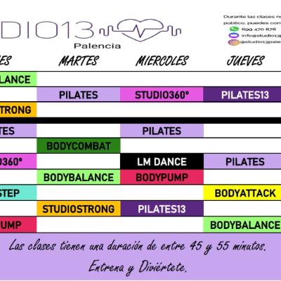 HORARIO DE ACTIVIDADES